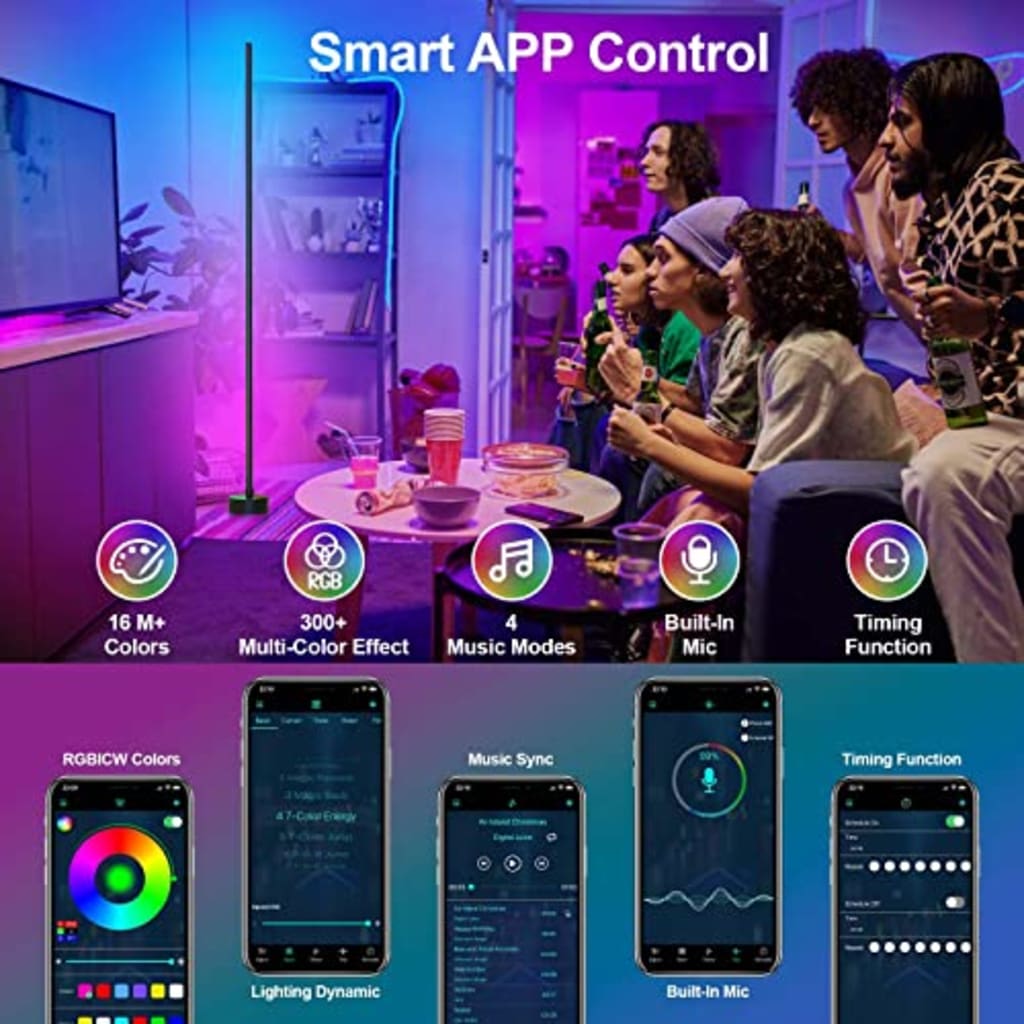 Smart AI Corner Lamp
